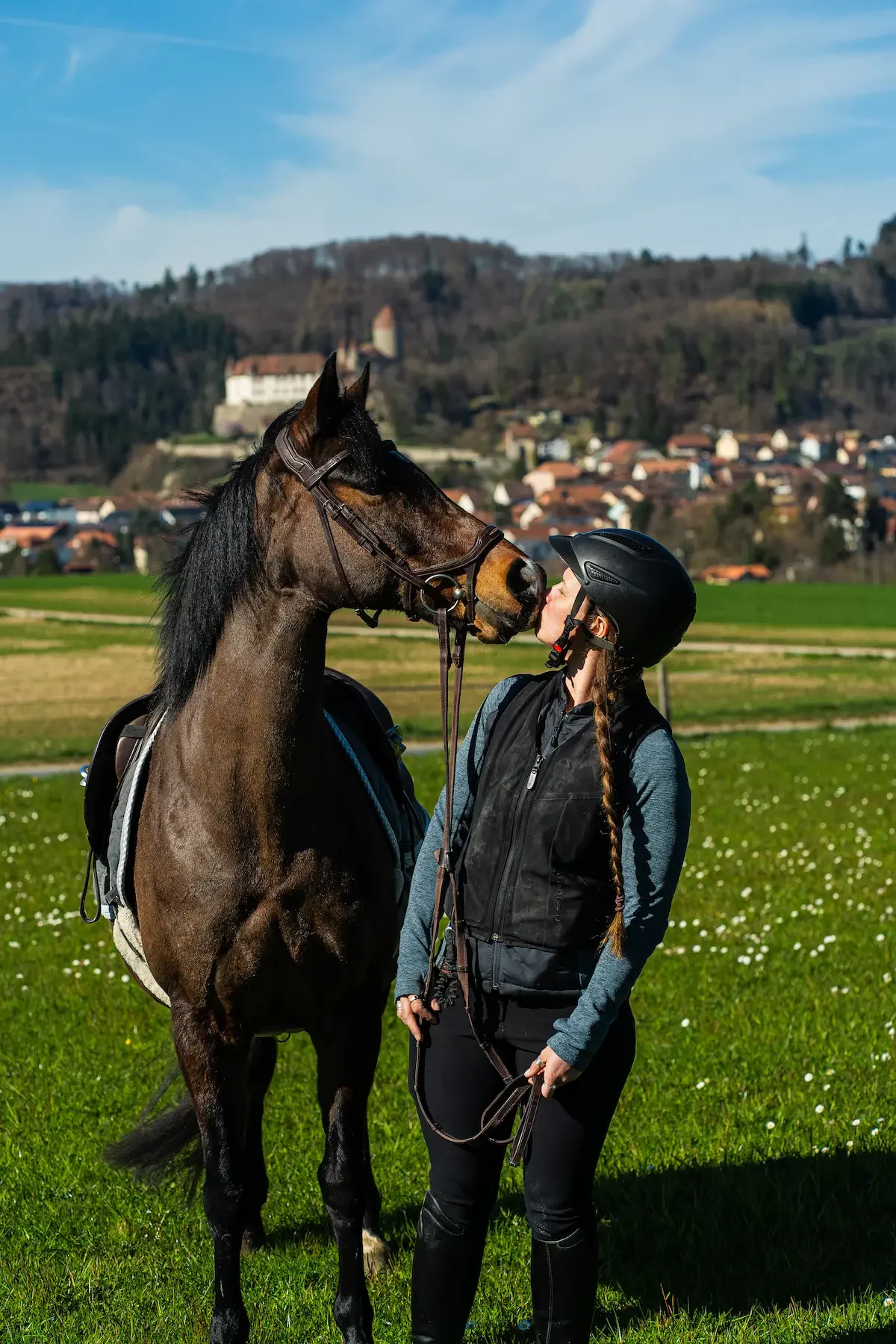 équitation-bulles